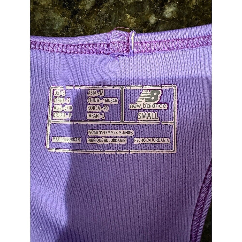 New Balance Athletic Tank Top Womens S Purple  Lightweight Trail Athletic - Picture 7 of 8